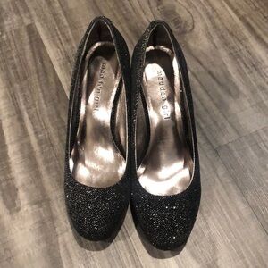 ✨ Madden Girl Black Sparkly Heels – Size 7 – Party / Occasion Shoes